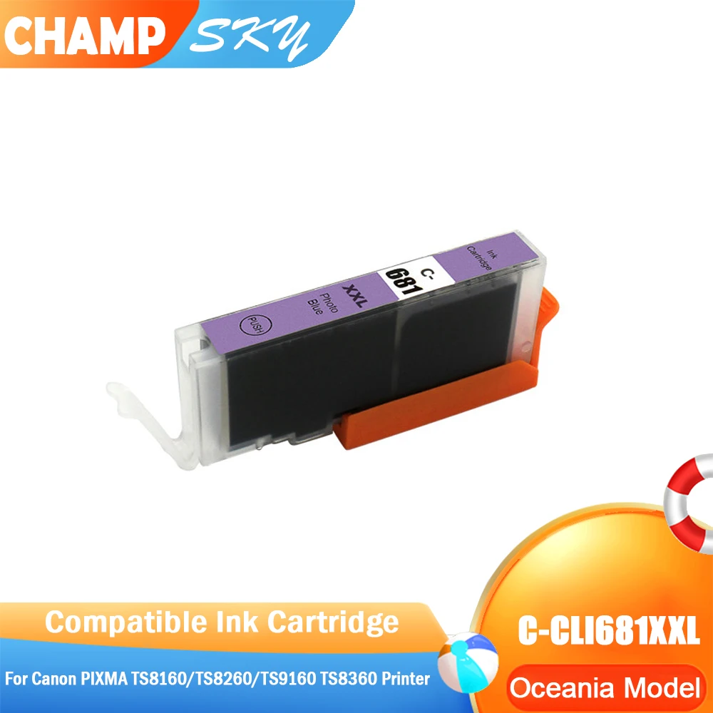 680 680XL PGI-680 PGI680XXL 681 681XL CLI-681 Premium Color Compatible InkJet Ink Cartridge for Canon PIXMA TS8160/TS8260/TS9160