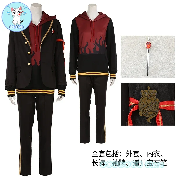 

COSGOGO [Customized] Game Twisted Wonderland SCARABIA Jamil Cosplay Costume Halloween Carnival Uniforms Casual Wear Fancy Suit