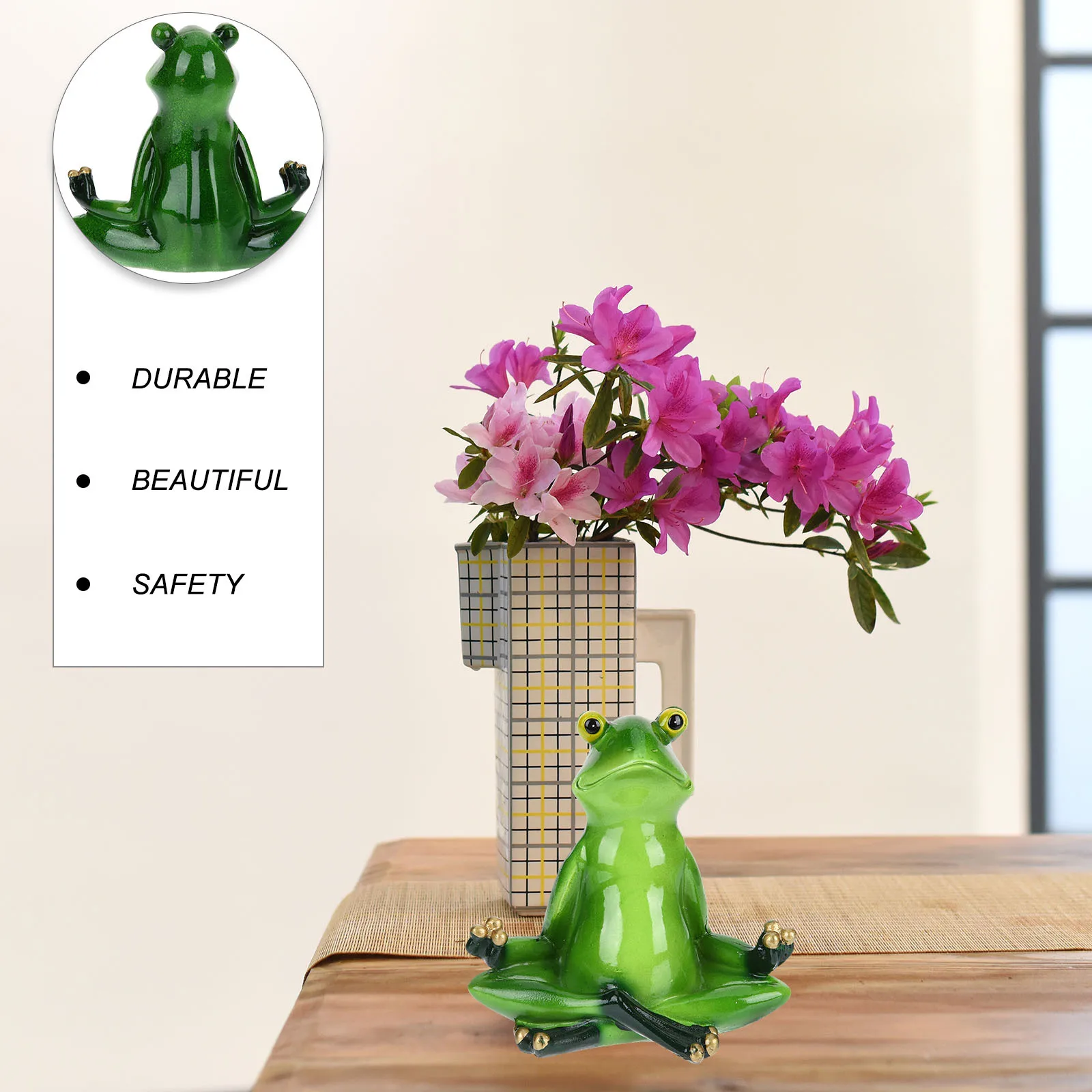 

Yoga Frog Statue Creative Desk Funny Desktop Decor For Home Office Funny Desk Decor Table Centerpiece Creative Craft