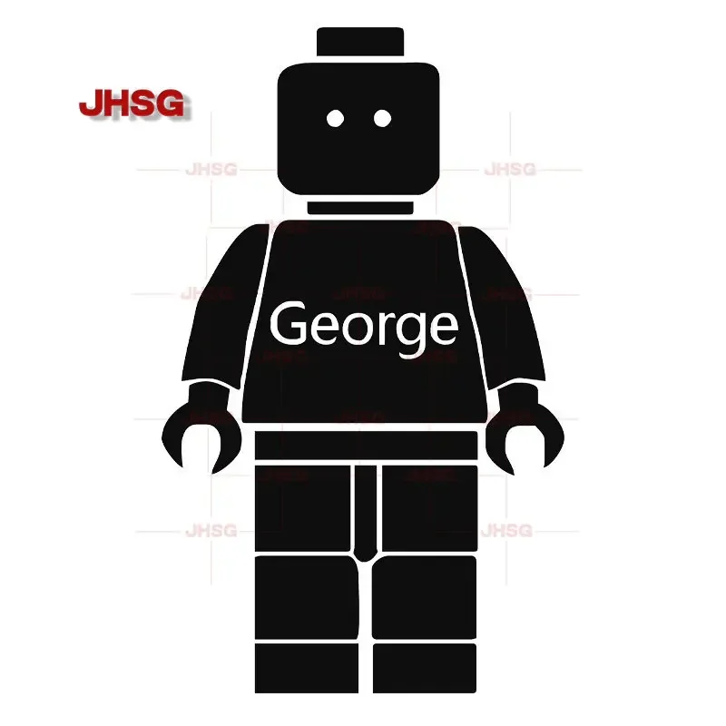 

JHSG Exquisite Custom Name Sticker Car Motorcycle Decorative Decorative Sticker Wall Car Window Wall Waterproof Decorative Decal