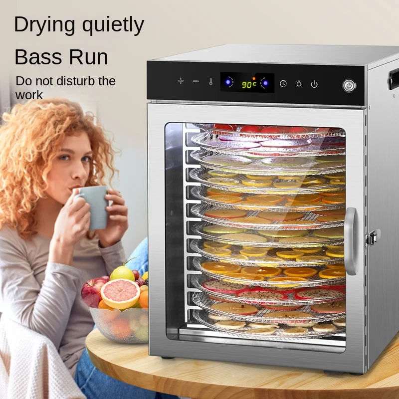 Fruit Fruit Dehydrator 360 ° Rotating Commercial Foodstuff Dryer Vegetable Medicinal Meat Fish and Shrimp Air-Dried Chassis