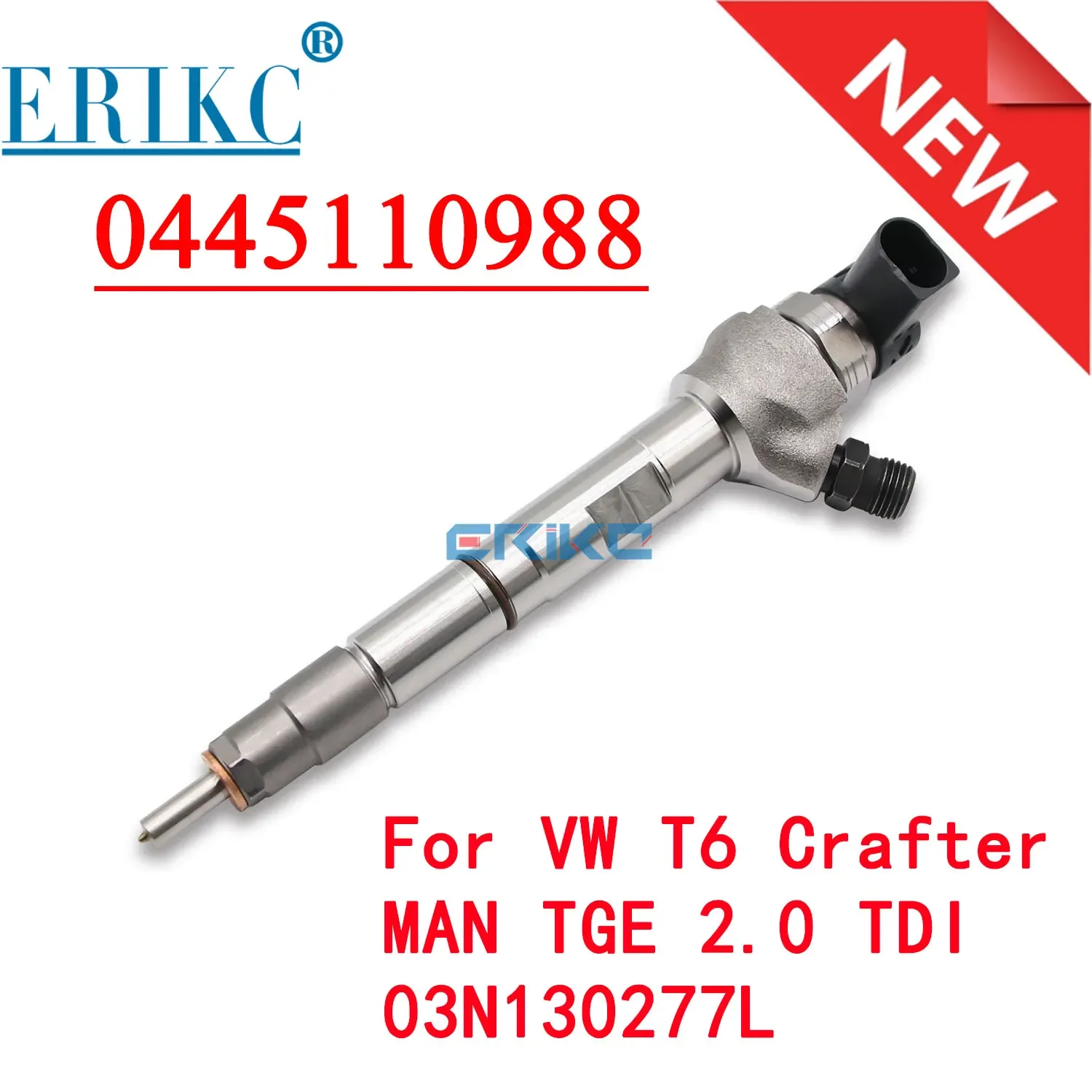 0445110988 Common Rail Injector 0 445 110 988 Fuel Injection Nozzle 0445 110 988 for VW T6 Crafter MAN TGE 2.0 TDI 03N130277L