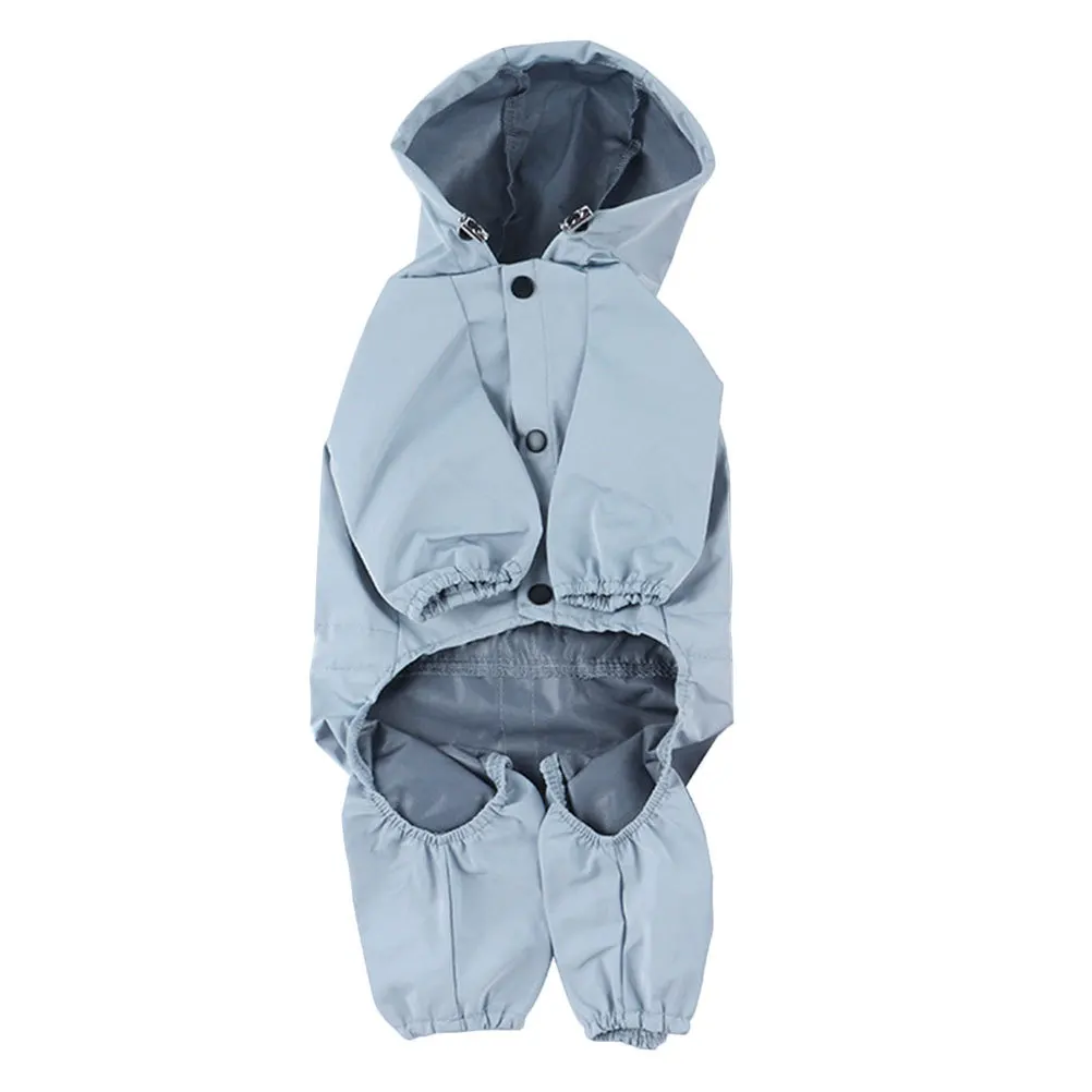 

1Pcs Waterproof Reflective Dog Raincoat Breathable Lightweight Rainwear Comfortable Small Dog Puppy Rain Hoodie