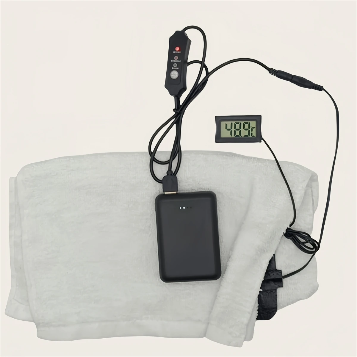 Pet Heating Pad Reptile Waterproof Heat Mat Electric Blanket Heater Incubator Mat Insulation Pad 3 Levels Adjustable Temperature