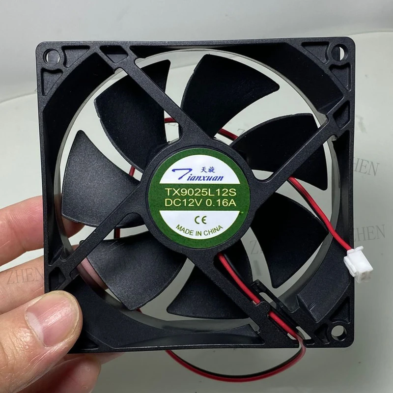 Nuevo ventilador de refrigeración de 2 pines para TIAN XUAN TX9025L12S 12V 0.16A # QW