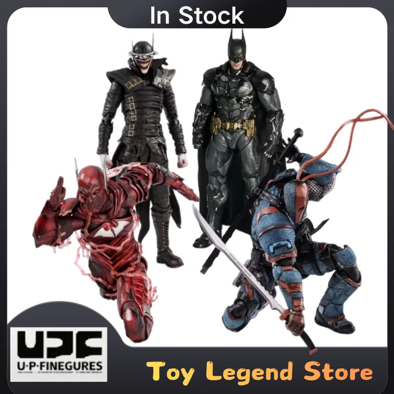 Nouvel arrivage LPZZ 1/12 Batman Arkham Knight Deathstroke Red Death Batman rieur Figurine d'action Modèle de collection Jouet Cadeau