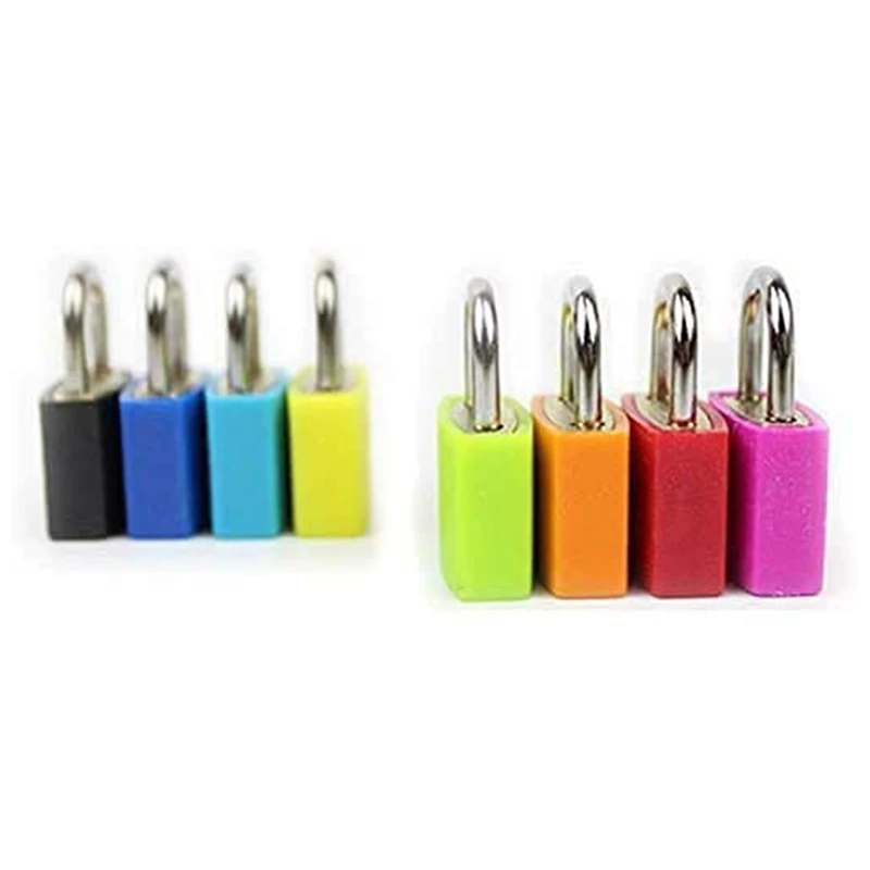 16 Pcs Suitcase Lock With Keys Small Locks Colored Padlock Luggage Lock Backpack Lock, Filing Cabinets For Laptop Bag