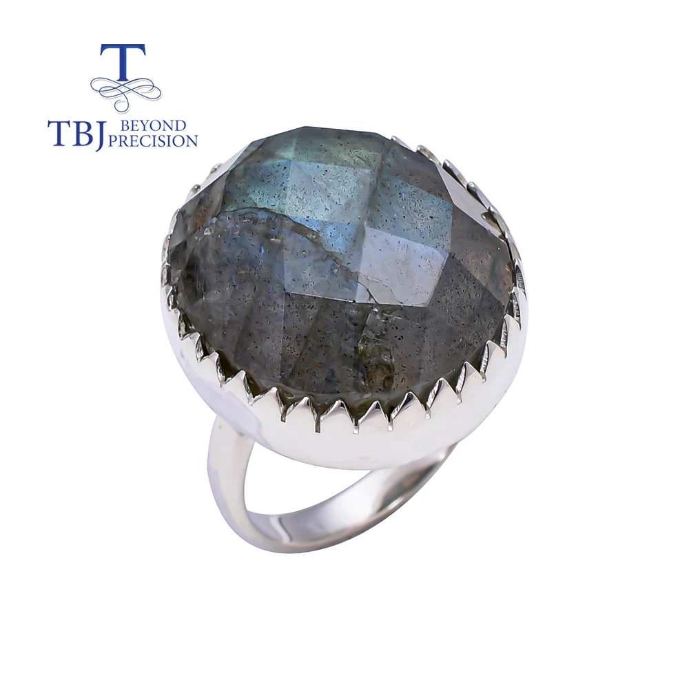 Natural Labradorite gemstone ring 925 sterling silver 23ct  gemstone fine jewelry handmade for women gift