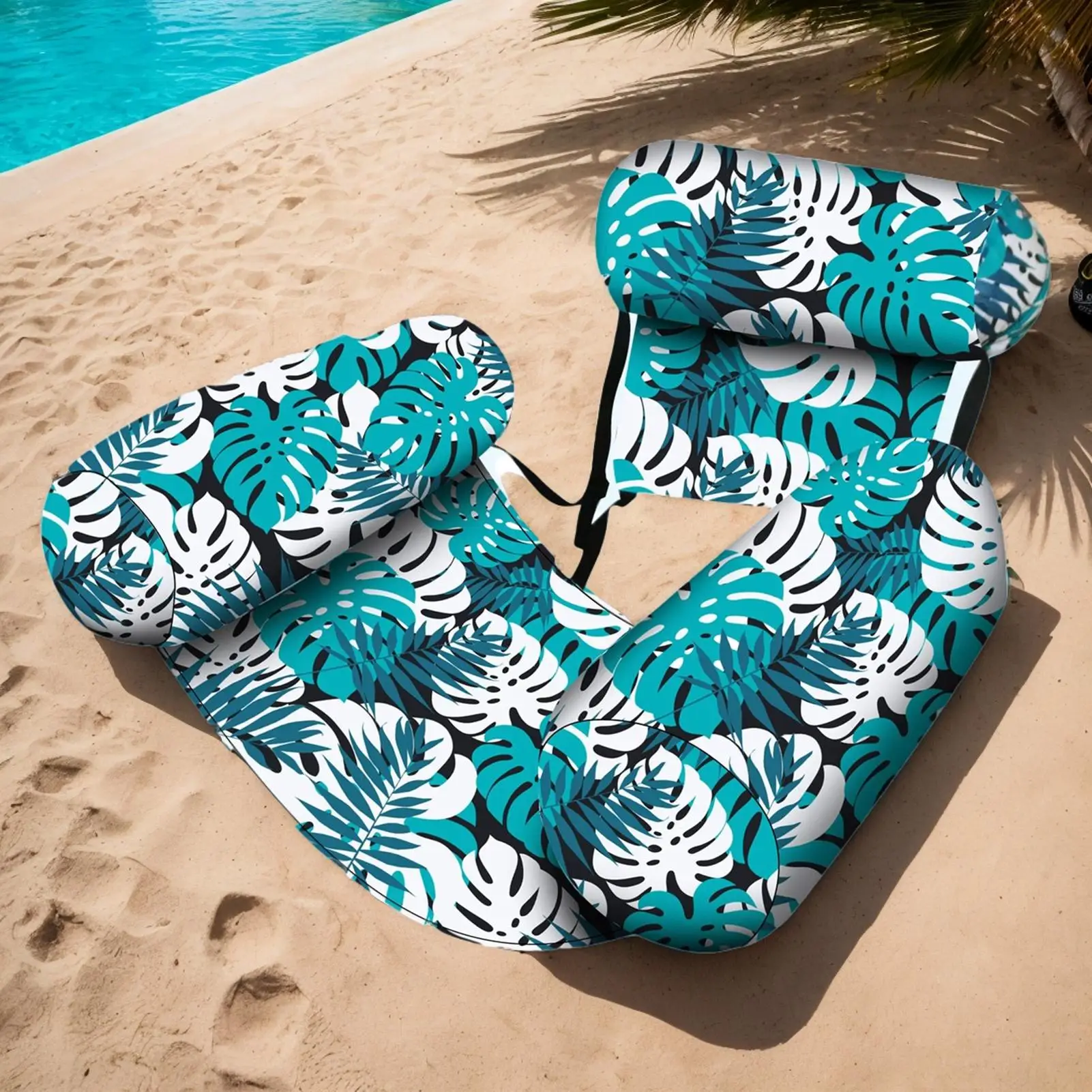 Flotteurs de piscine gonflables pour adultes, chaise longue, hamac d'eau, jouets d'extérieur flottants pour le bronzage de la plage et du rivière