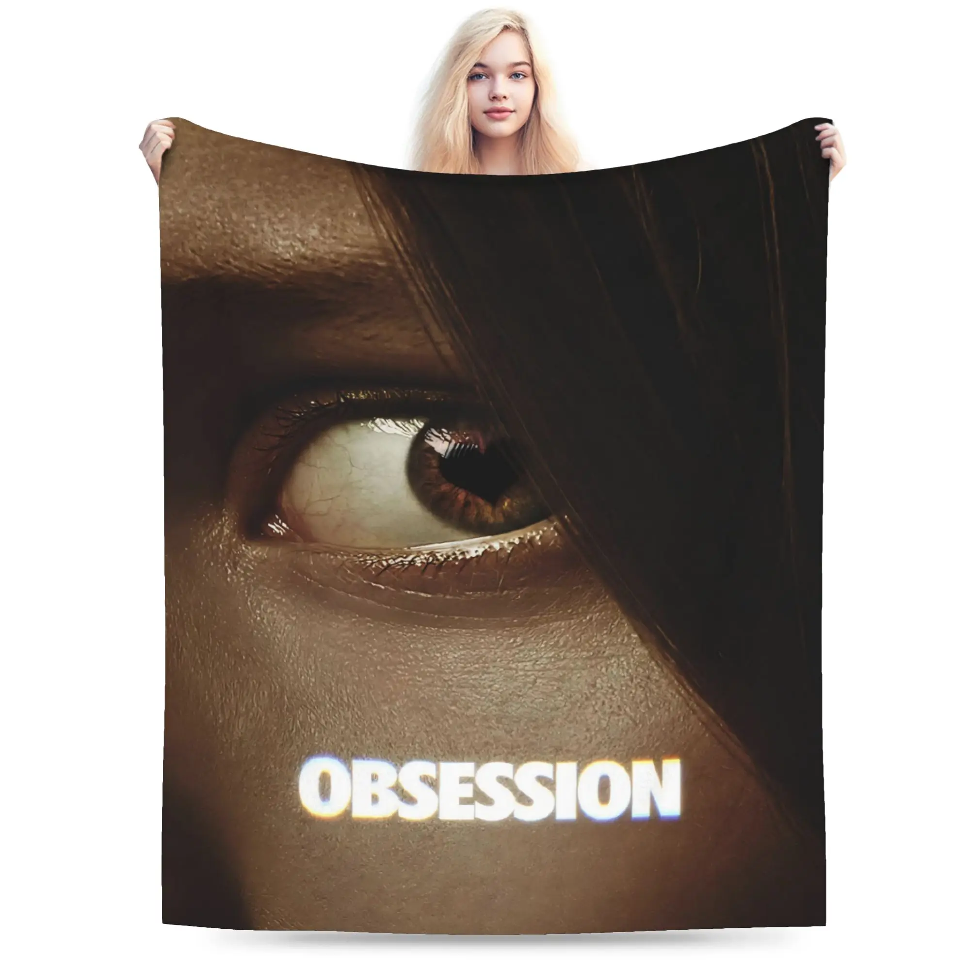 Super Soft Obsession 2026 Horror Movie  Throw Blanket Premium Fleece Flannel Lightweight  Bed Blanket Super Cozy Blankets