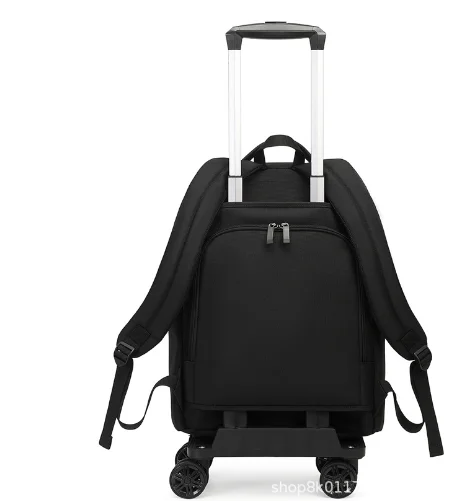 Men 20 Inch Travel Trolley Bags  Rolling luggage Backpack Wheeled Backpacks cabin size Women Carry on hand luggage trolley bag