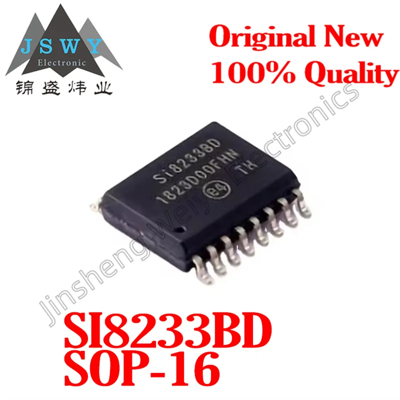 

(2/10 pieces) SI8233BD SOP-16 Original SI8233 Isolation Driver Chip Brand New In Stock 100% Quality Guarantee