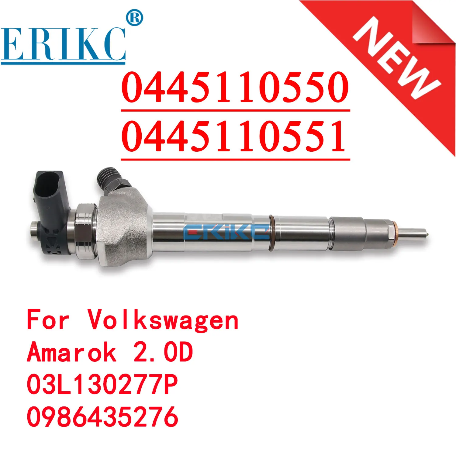 

0445110550 0445110551 Common Rail Auto Injector 03L130277P 0986435276, 0 445 110 550 For Bosch Volkswagen Amarok 0 445 110 551