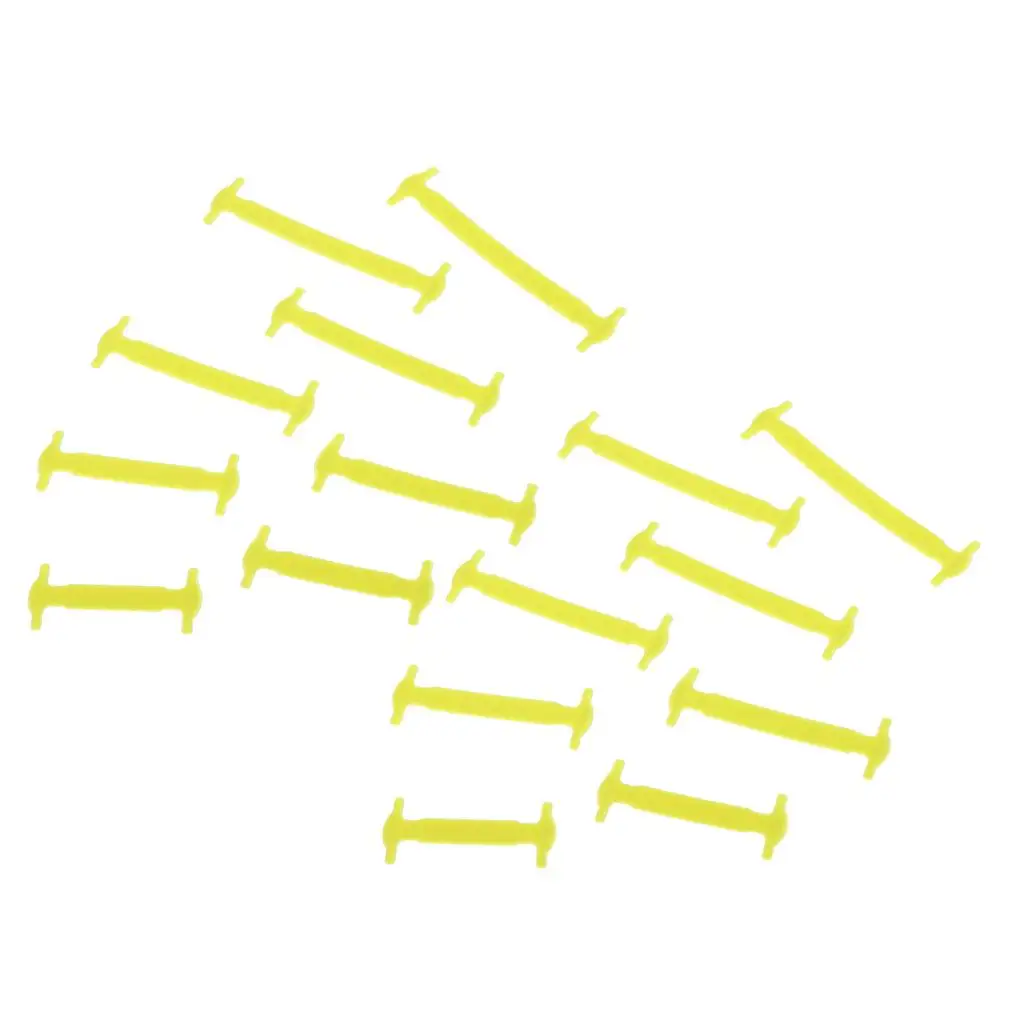 Colorful Elastic Silicone Shoelaces Waterproof Flat No Tie Laces for Sneakers Children Senior Parents Casual Shoes