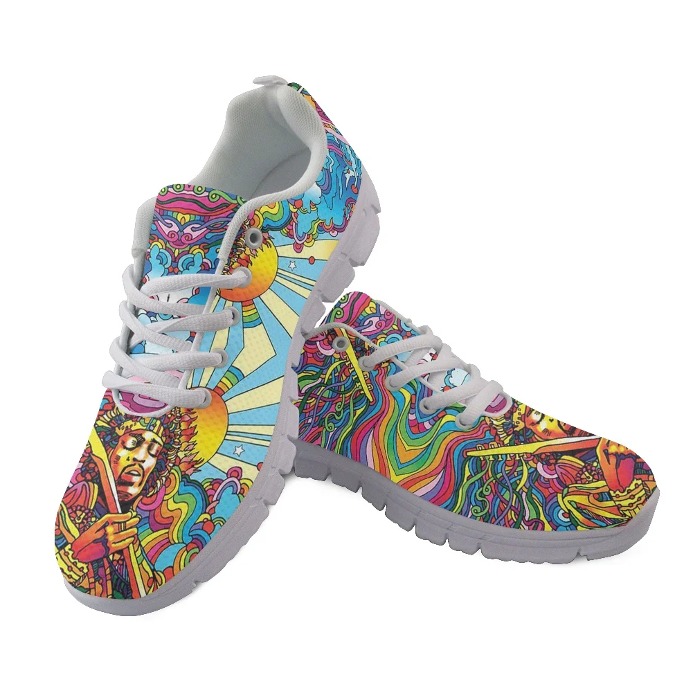 Chitarra colorata Hippie Rock scarpe sportive uomo donna adolescente bambini bambini Sneakers personalizzate scarpe da coppia di alta qualità