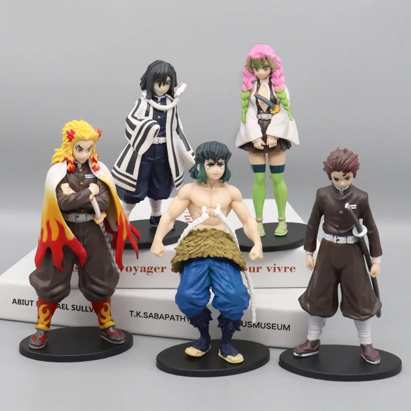 Demon Slayer Anime Kimetsu no Yaiba Kamado Tanjirou Nezuko Cosplay Props Cartoon Action Figure Collectible Model Toy Accessories