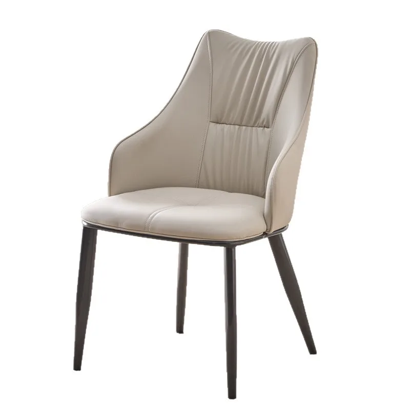 Italian light luxury backrest dining chair manufacturers wholesale custom Nordic stools modern simple backrest chair hotel