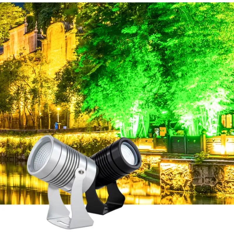 Dimmable DC12V AC110V 220V Landscape Spot Light outdoor 3W 5W 10W garden lamp Waterproof  IP65Landscape led Lawn light