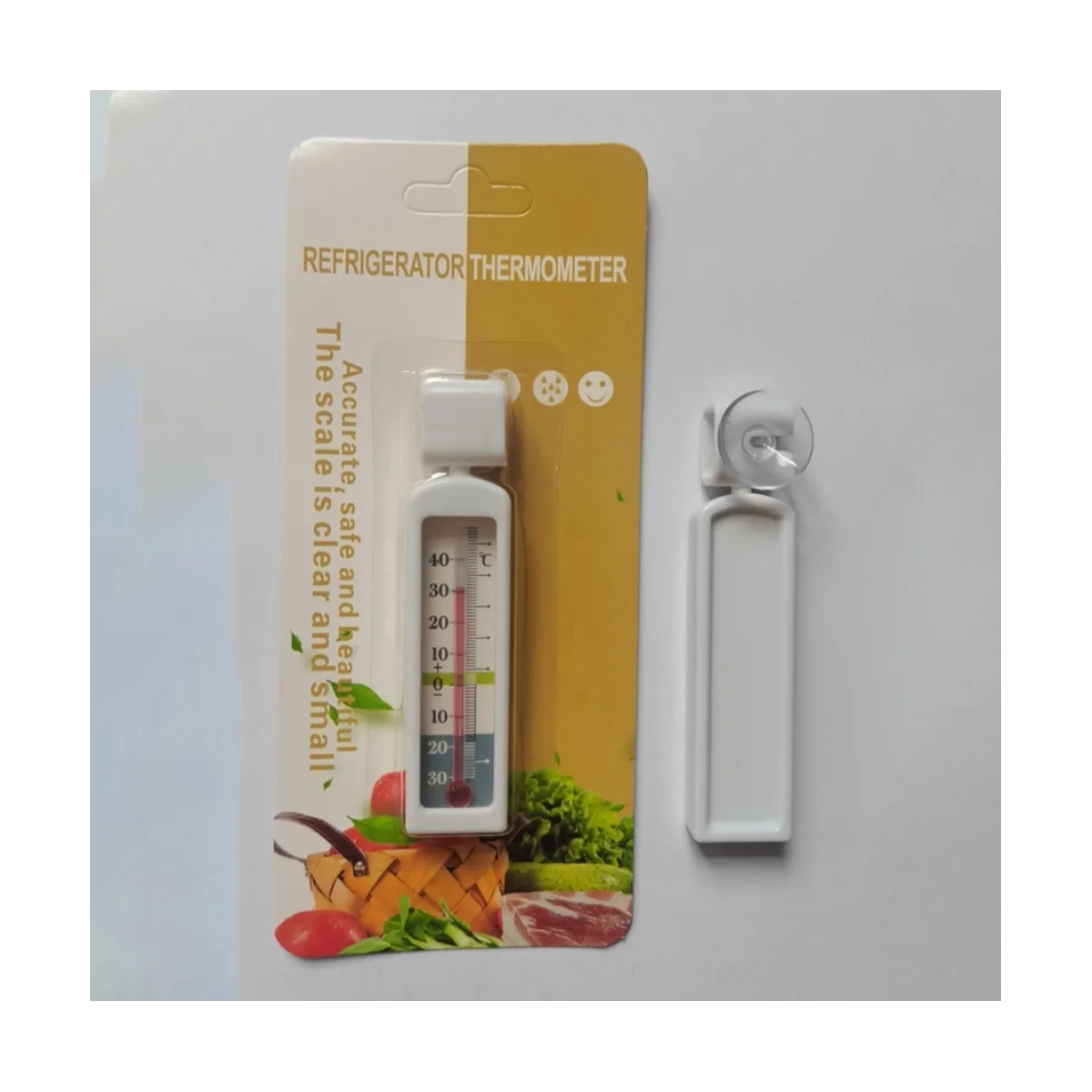 2PCS Household Refrigerator Thermometer Supermarket Freezer Kitchen Refrigerator Thermometer Incubator Thermometer