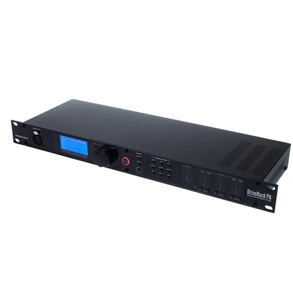 Dbx DriveRack PA2 2in6out 2 In 6 Out DSP processador de áudio digital para equipamentos de som de palco profissional