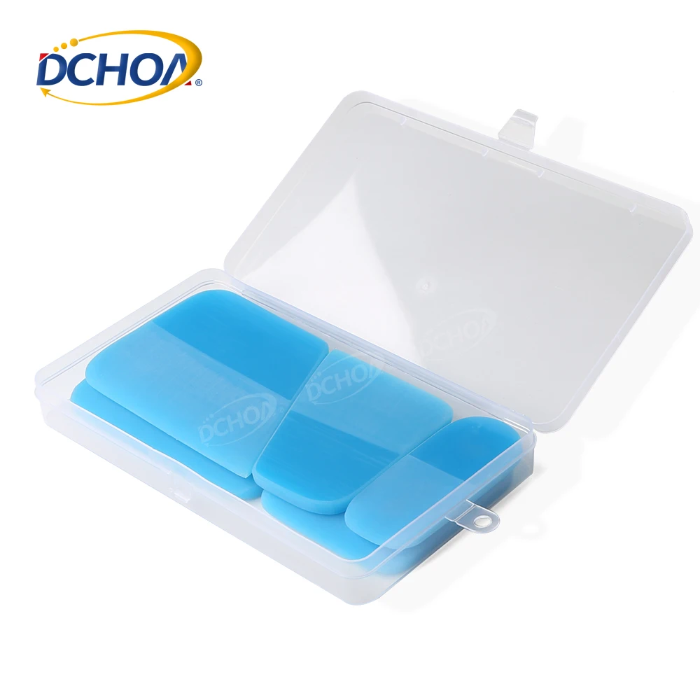 5PCS PPF Vinyl Wrap Squeegee Tool Silicone Anti-Scratch Wiper for Car Vinyl Wrap Window Tint Film Application Water Bubble Free