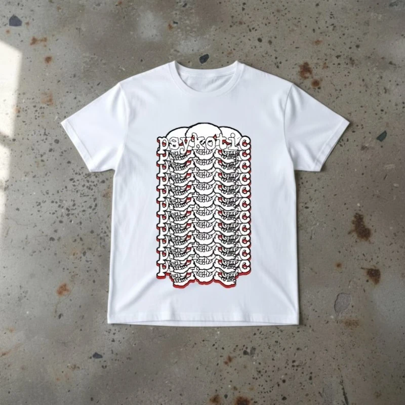 Osamason Skull Tee T Shirt Psykotik Merch Underground Rap Tee Album Merch Concert Rolling Loud Gift Idea Men's Women Tee Trendy