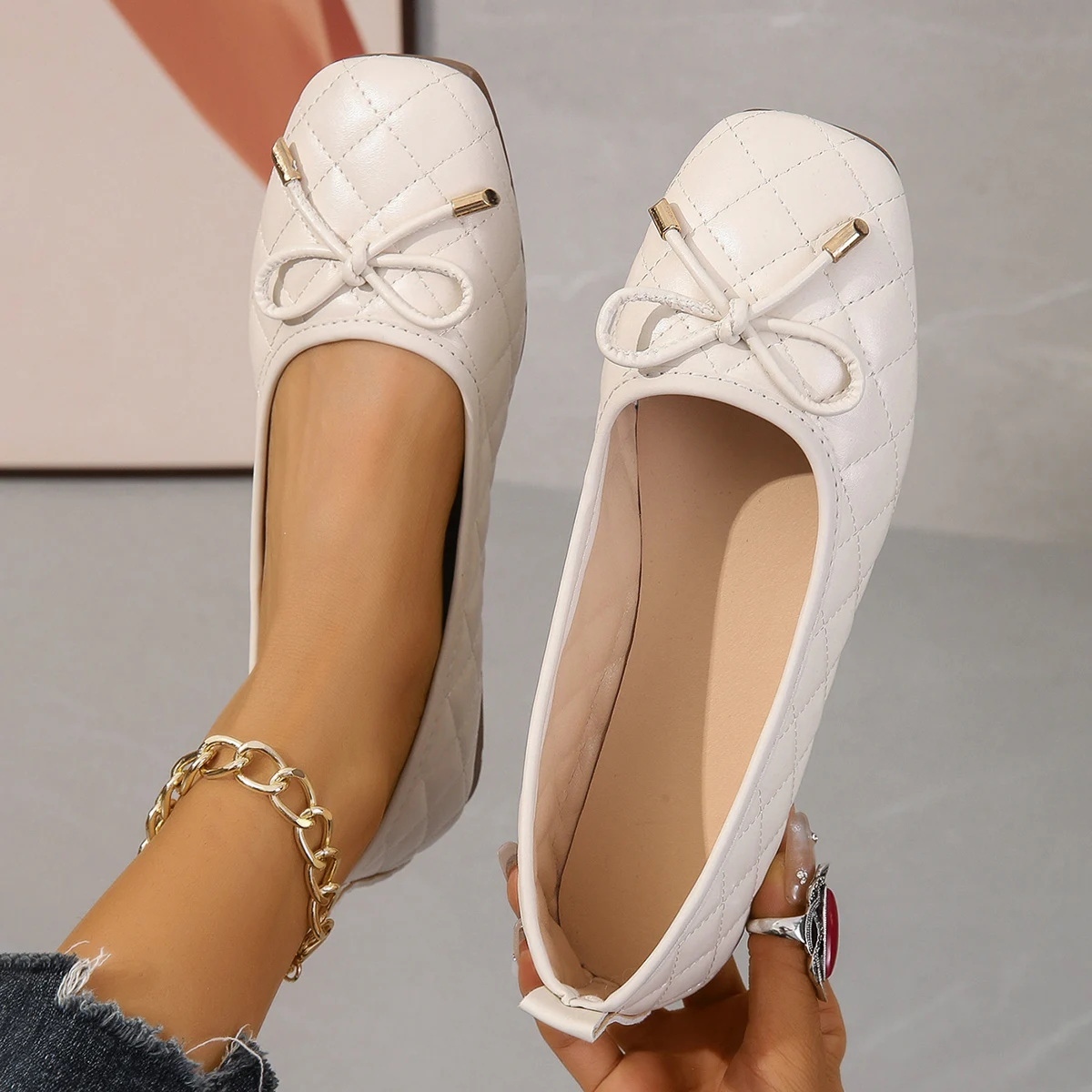 

Повседневная обувь на плоской подошве, женские модные лоферы с квадратным носком, женская трендовая модная обувь с открытым носком, женские весенне-осенние кроссовки, женские кроссовки