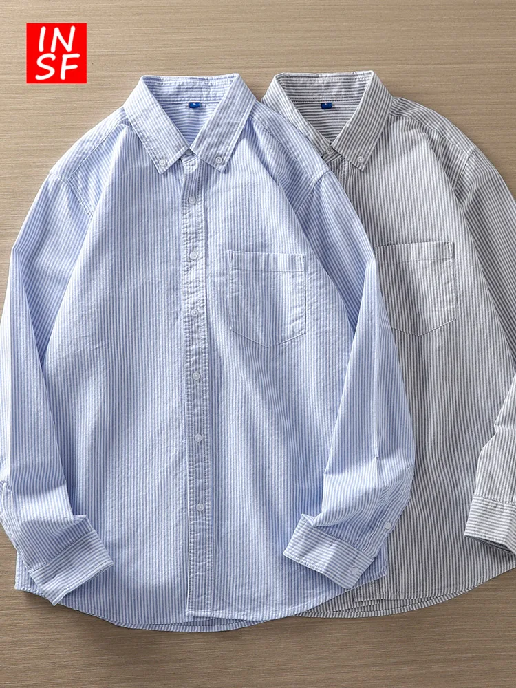 

American Sle Ox Cloth irt Men's Long Sve Casual Cotton Warm Wear Resistant Spring Autumn Mens irt