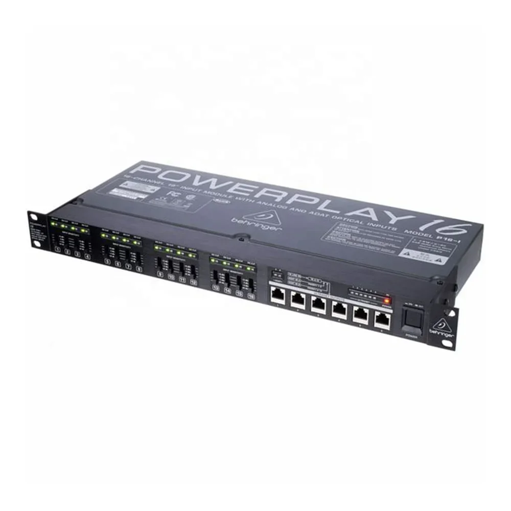 Behringer Powerplay P16-I Studio Music Equipment 16-Channel Digital Snake & Audio Distribution Input Module