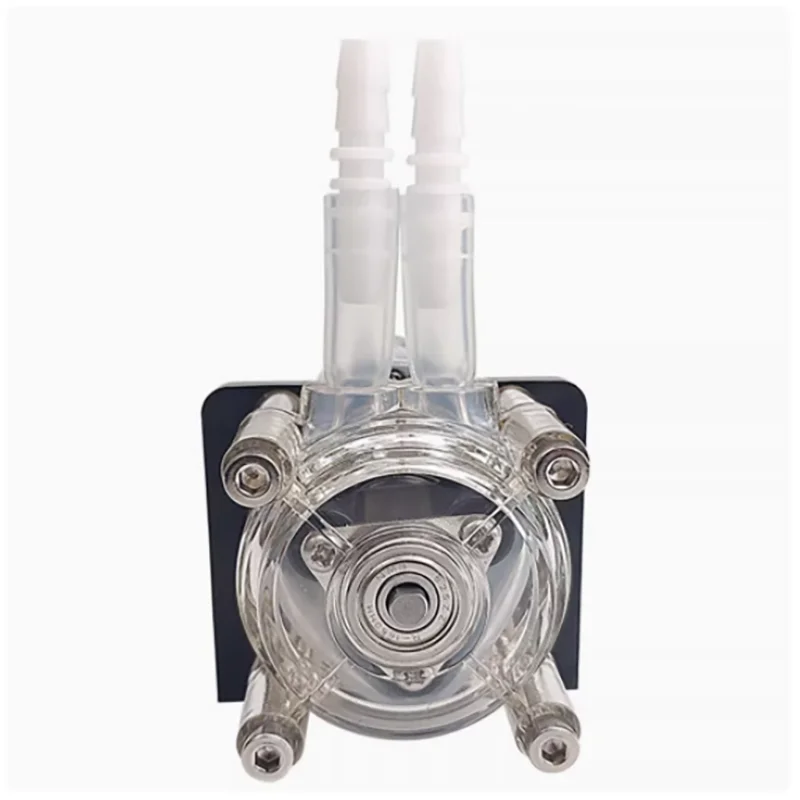 高流量ペリスタルティックポンプ、取り付け簡単なペリスタルティックポンプ、12V/24V定量ポンプ、真空ポンプ、500mL/minフラットバージョン