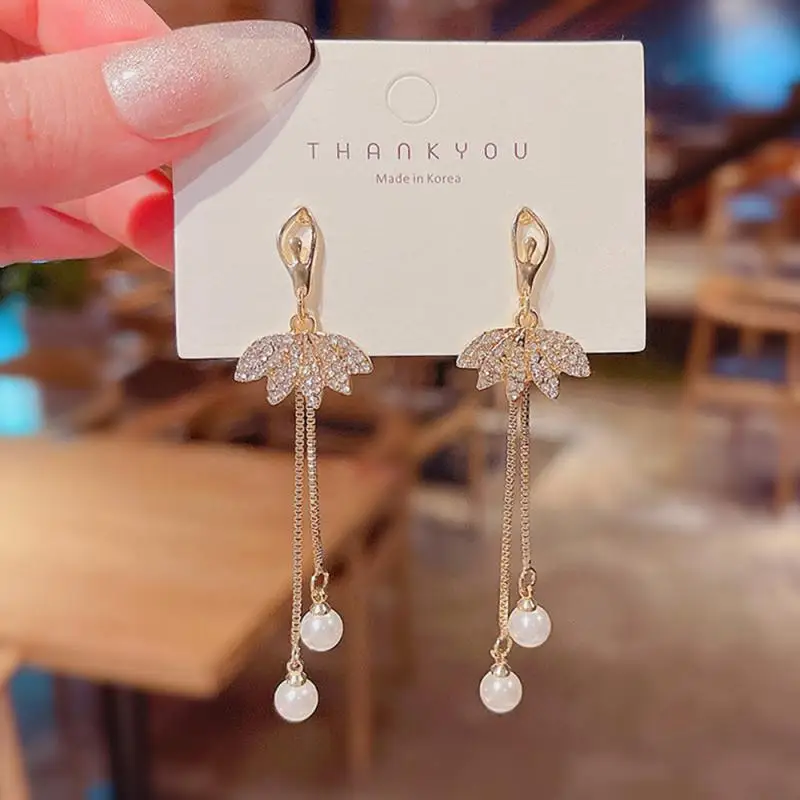 Ballet Korean Earrings High Quality Material Fashion Accessories Jewelry Accessories Rapidly Popular Girl Geometry Fashionable