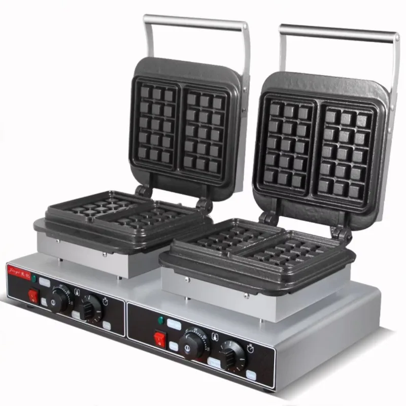 Double Electric Square Waffle Maker / Double Head Waffle Maker