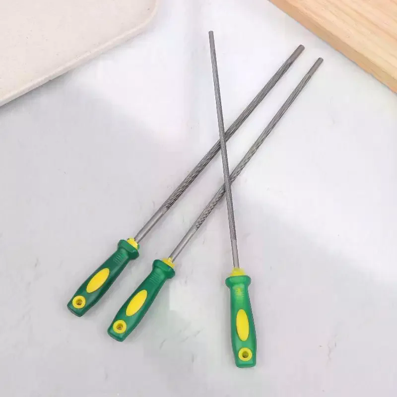4.0mm 4.8mm 5.5mm Round High Carbon Steel Saw Chain Files Kit Saw Sharpening File for Chainsaw Accessories Woodwork Tools