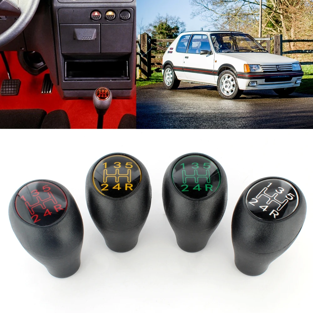 

5 Speed Manual Stick Gear Shift Knob For Peugeot Peugeot 205 CTI GTI 1983 1984 1985 1986 1987 1988 1989 1990 1991 1992-1998