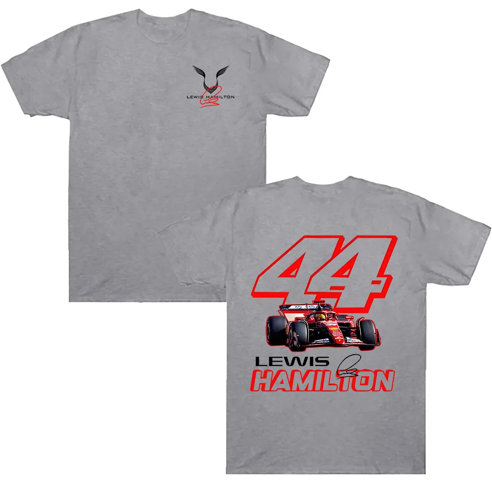 2026 New Model Lewis Hamilton Racing Car 44 Number High-quality Comfortable Casual Printed Men's T-shirt - view 4