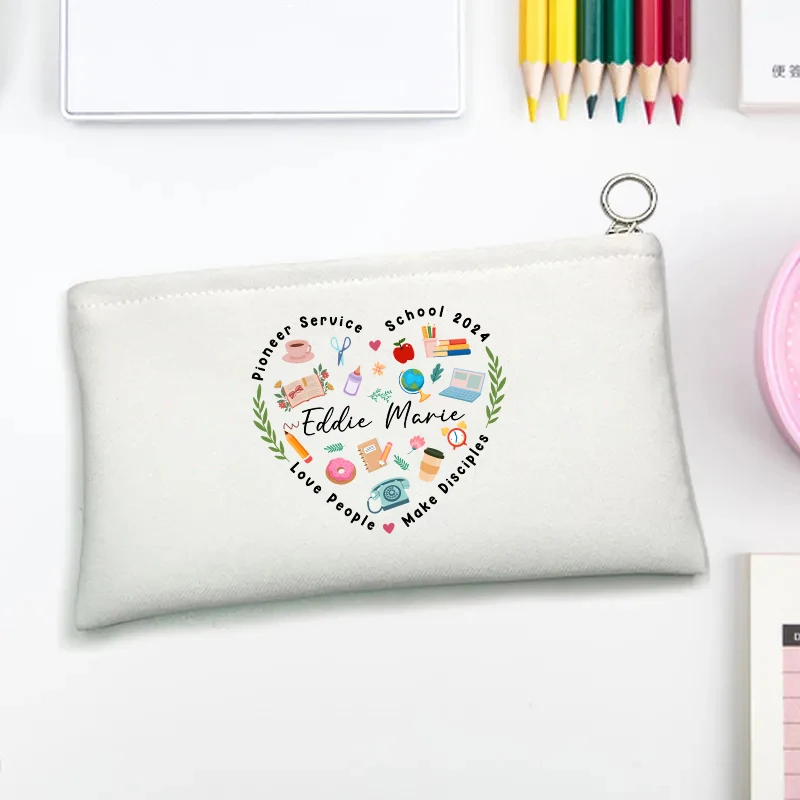 Personalized Pioneer School Makeup Bag Pioneer School 2024 Gift Pencil Pen Bag Best Life Ever Bag JW Pioneer School 2024 Gift