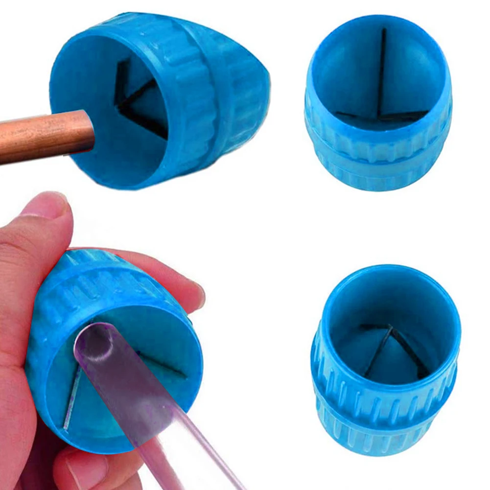 Hand Tools Chamferer Deburring Plastic Shell Tube Polish 46.5*41mm 5-38mm Pipe Expander Copper Pipe Accessories