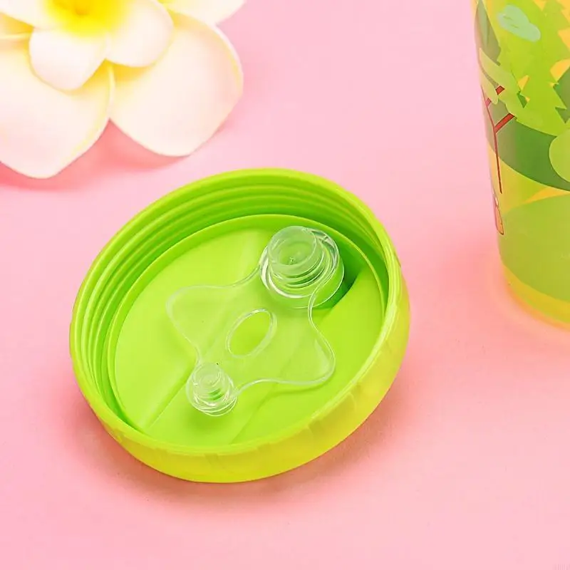 Leak-proof Racoon Bunny Pattern Children Baby Infant Leak Proof Cup 300ml