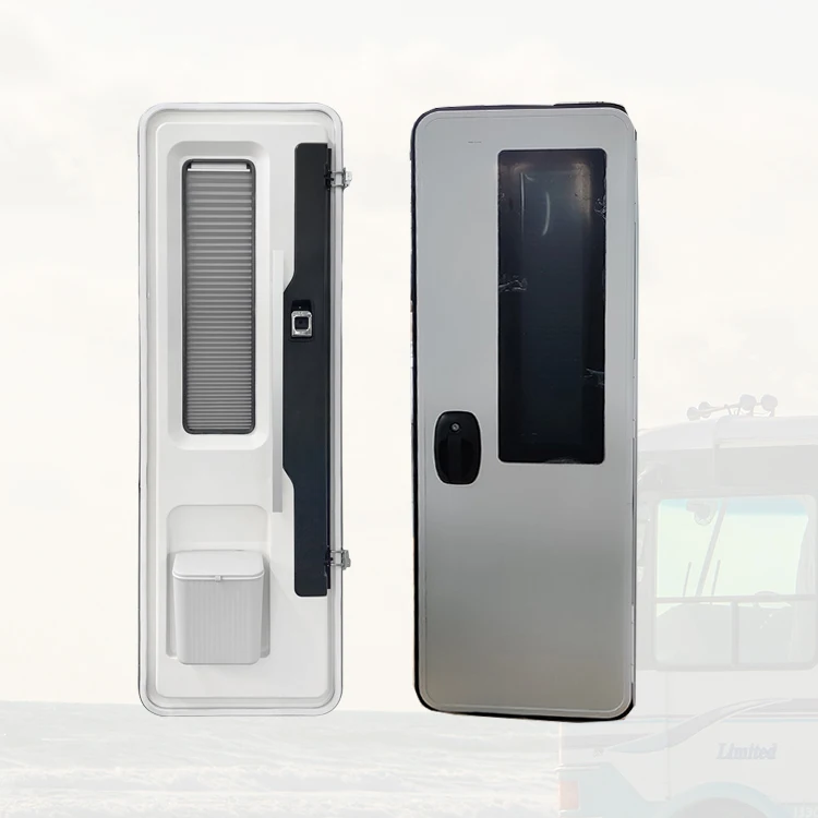 Customized Made RV/Caravan Accessories Aluminum Alloy RV Passenger Door Camper Trailer Entry Door