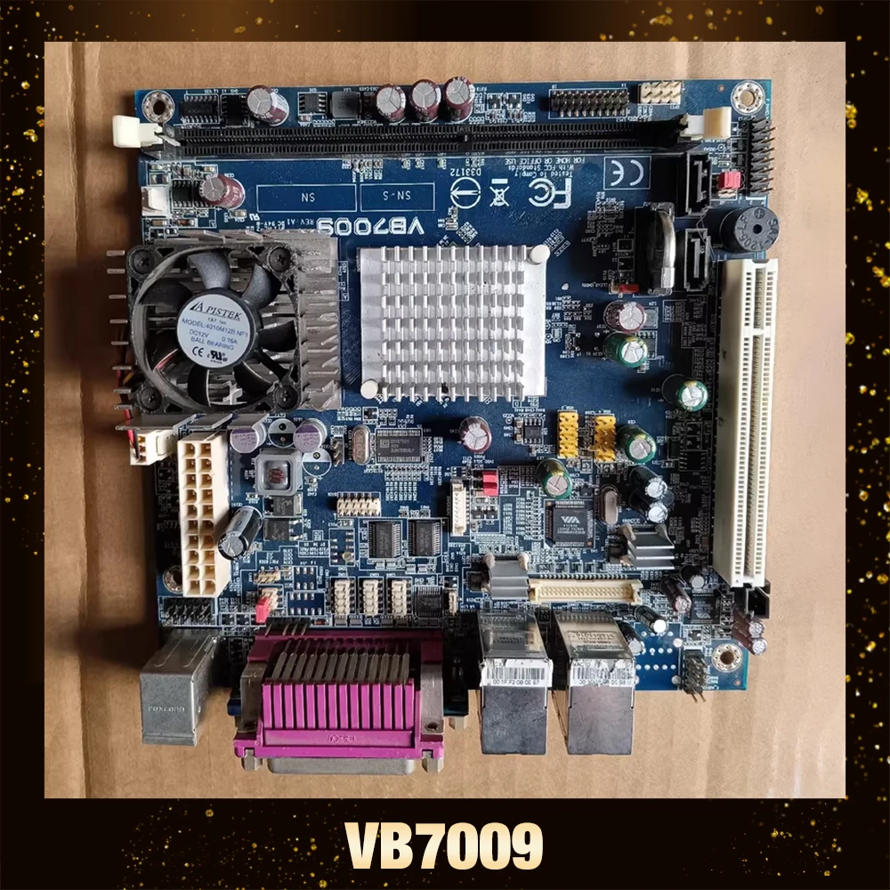 

VB7009 встроенный двойной гигабитный порт Ethernet двухъядерный DDR3 промышленного управления Mini ITX материнская плата