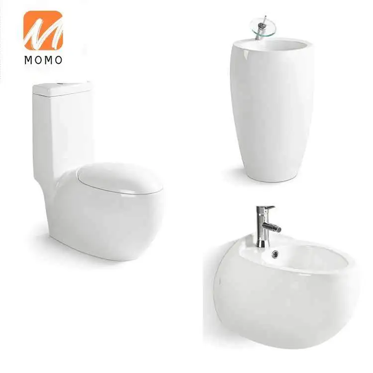 Customized decorative toilet set elegant stylish sets bathroom set ceramic