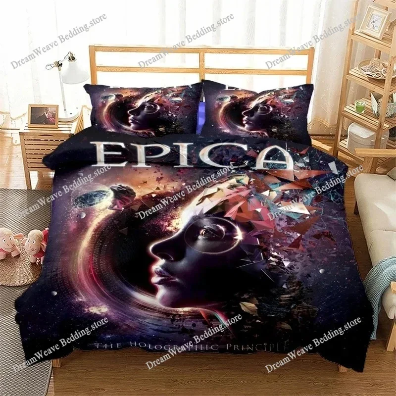 

phechion EPICA 3D Print Bedding Set Duvet Covers Pillowcases One Piece Comforter Bedding Sets Bedclothes Bed Home Textileextile