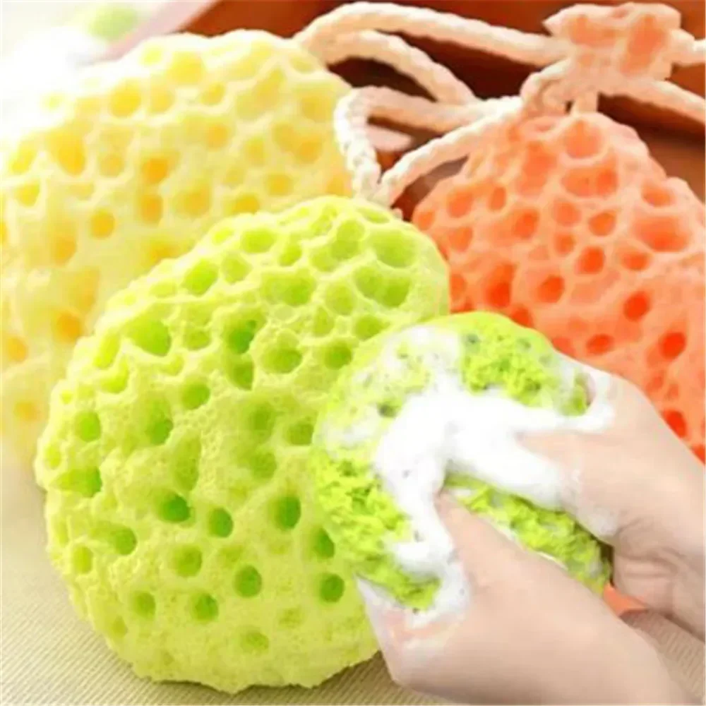 Magic Honeycomb Bath Ball Body Scrubber Exfoliating Sponge Ultra-Soft Eco-Friendly Bathroom Accessories for Man Woman Gift