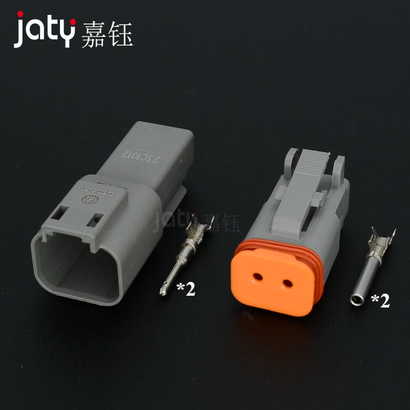 1pcs 2-Pin DT06-2S/DT04-2P Automotive Waterproof Connector Daytime Running Light Spotlight Excavator Engineering Plugs