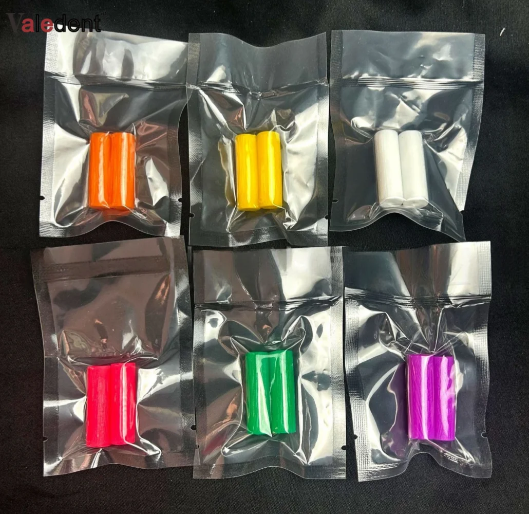 20Pack Dental Tooth Chew Aligners Invisible Retainer Seater Silicone Stick Perfect Smile Fruit Teeth Alinger for Orthodontic