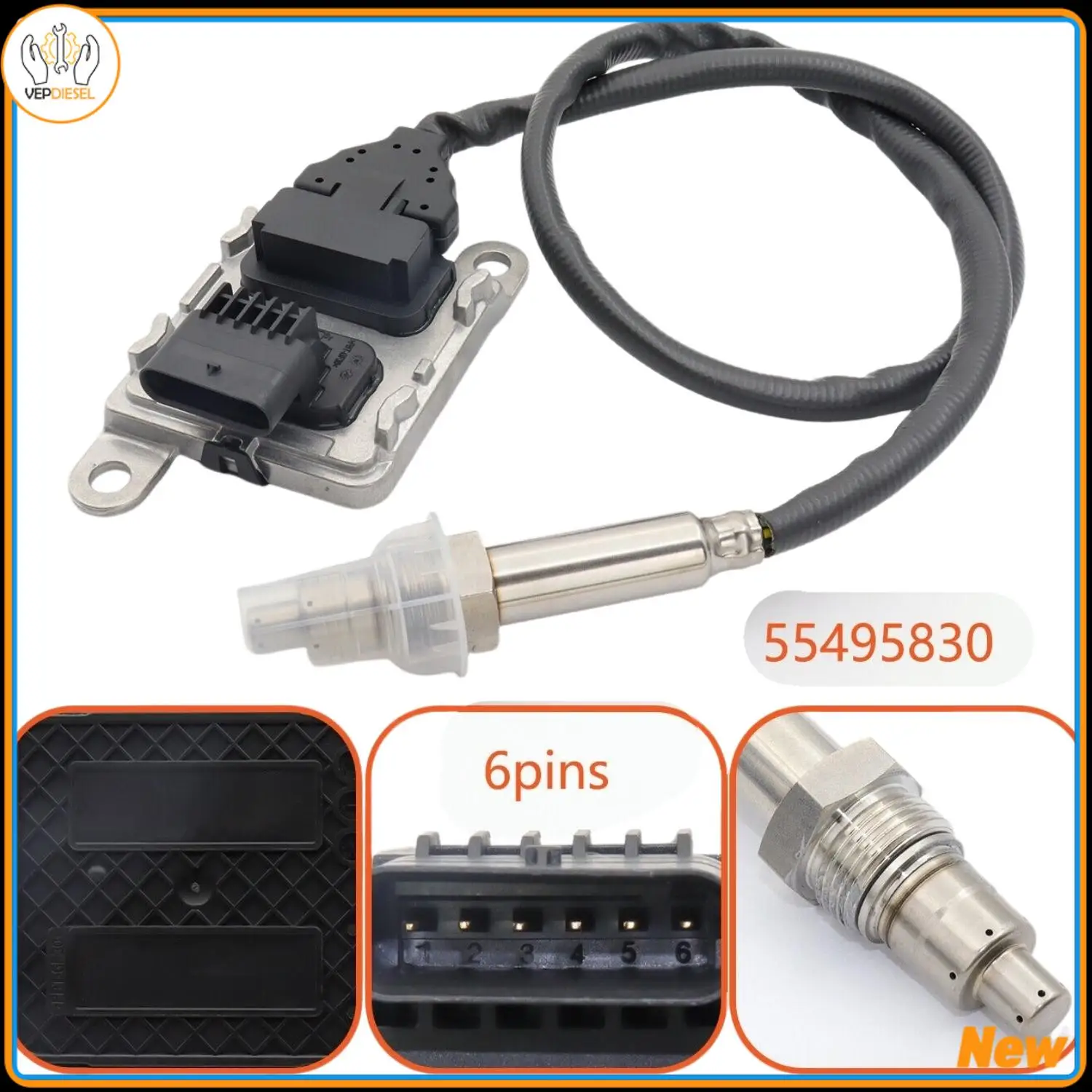 

New Front Nox Sensor 55515864 55495830 For Chevrolet Equinox GMC Terrain 2018 2019 Auto Parts 1pc