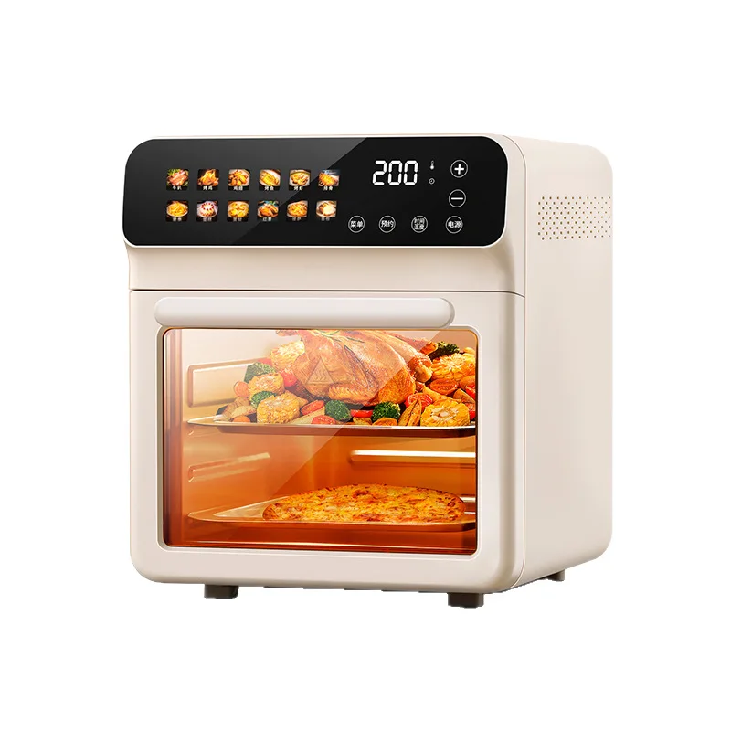 

2026 Air Fryer Large Capacity Touch Screen Microwave Oven Intelligent Visual Integrated Electric Oven Temperature Control Baking