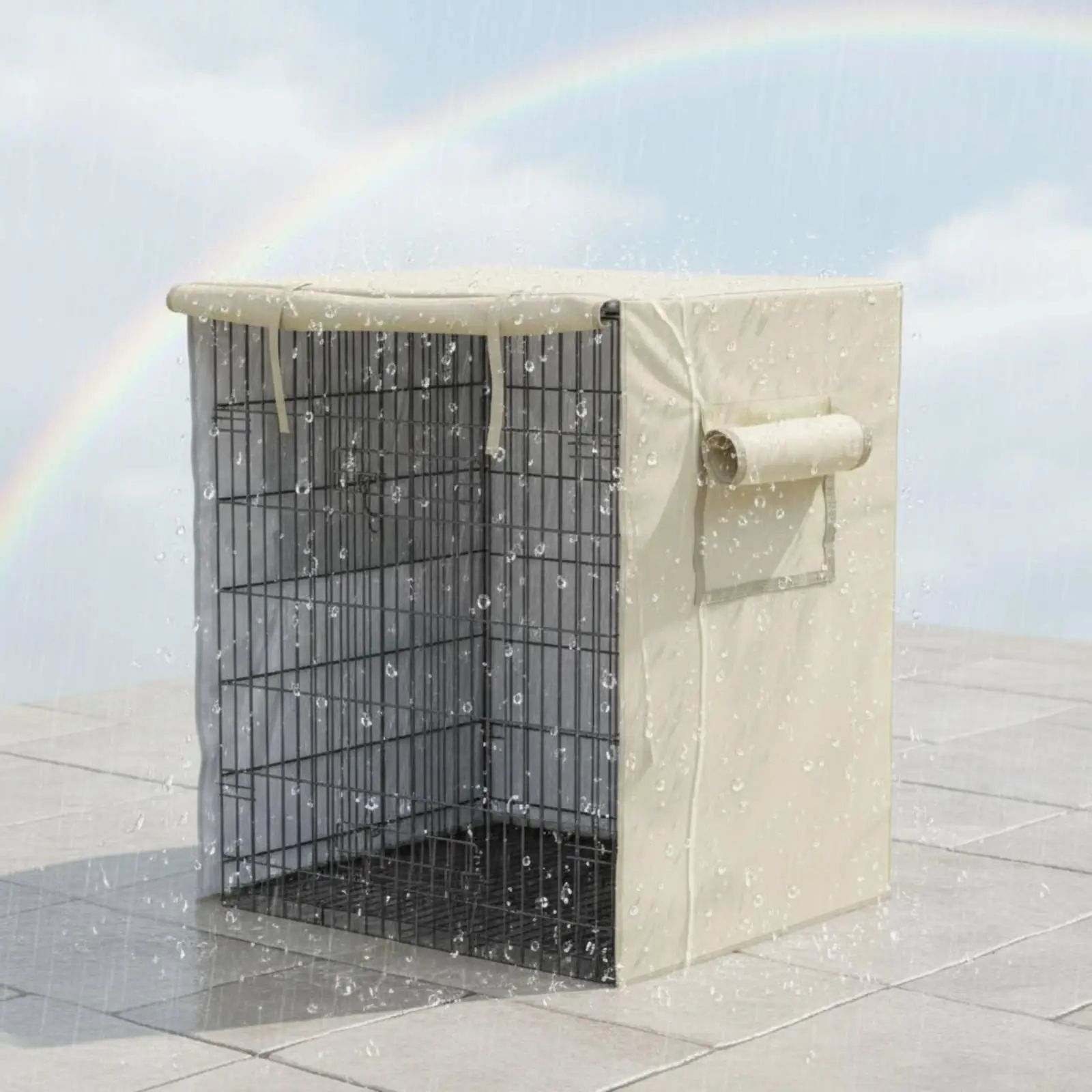Thick Oxford Waterproof Outdoor Cover Bird Cage Cover Light Control Wind Resistant Bird Nest for Aviary Parrot Cage