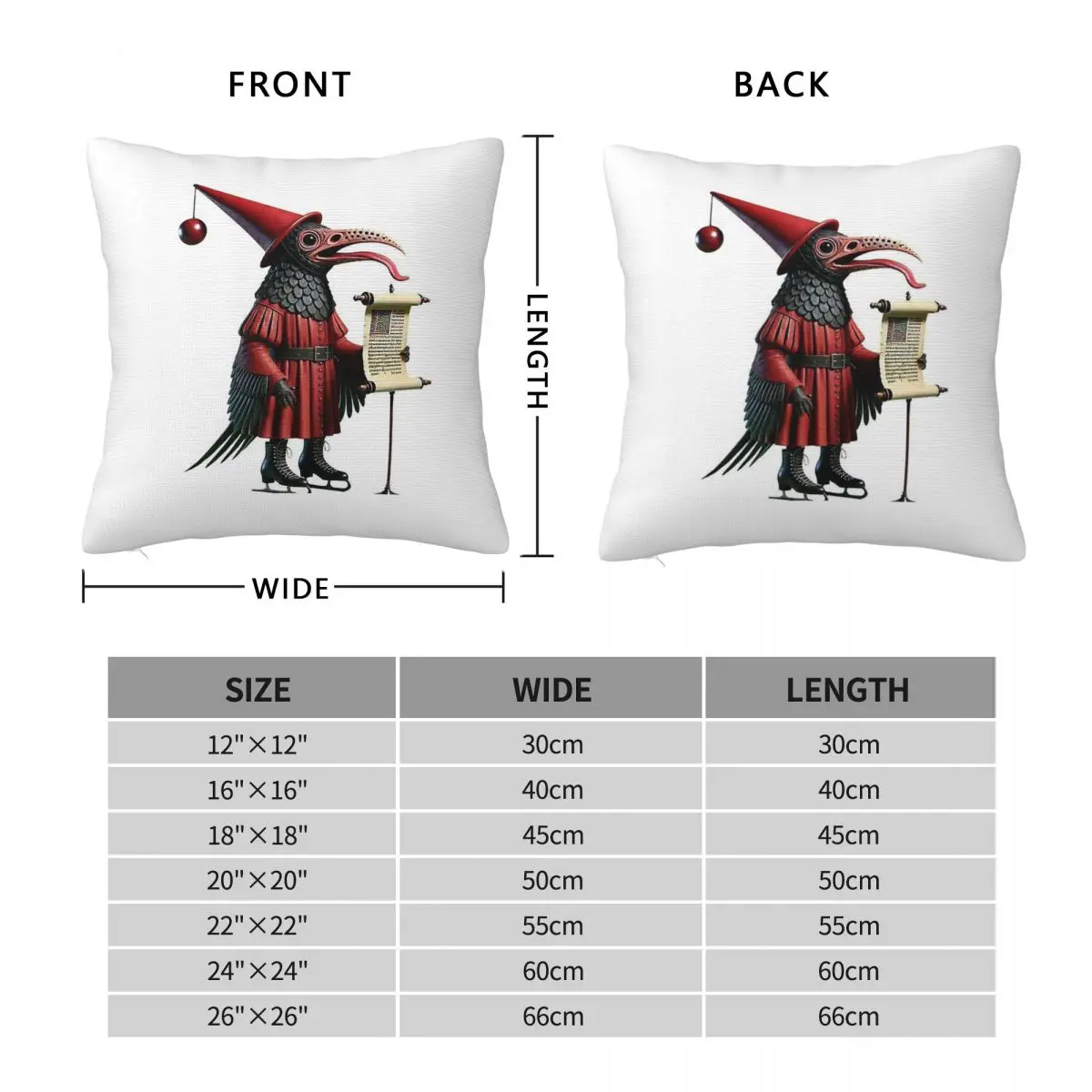 Dancing Owl Earthly Delights Square Pillowcase Polyester Linen Velvet Creative Decorative Pillow Case Sofa Seater Cushion Cover