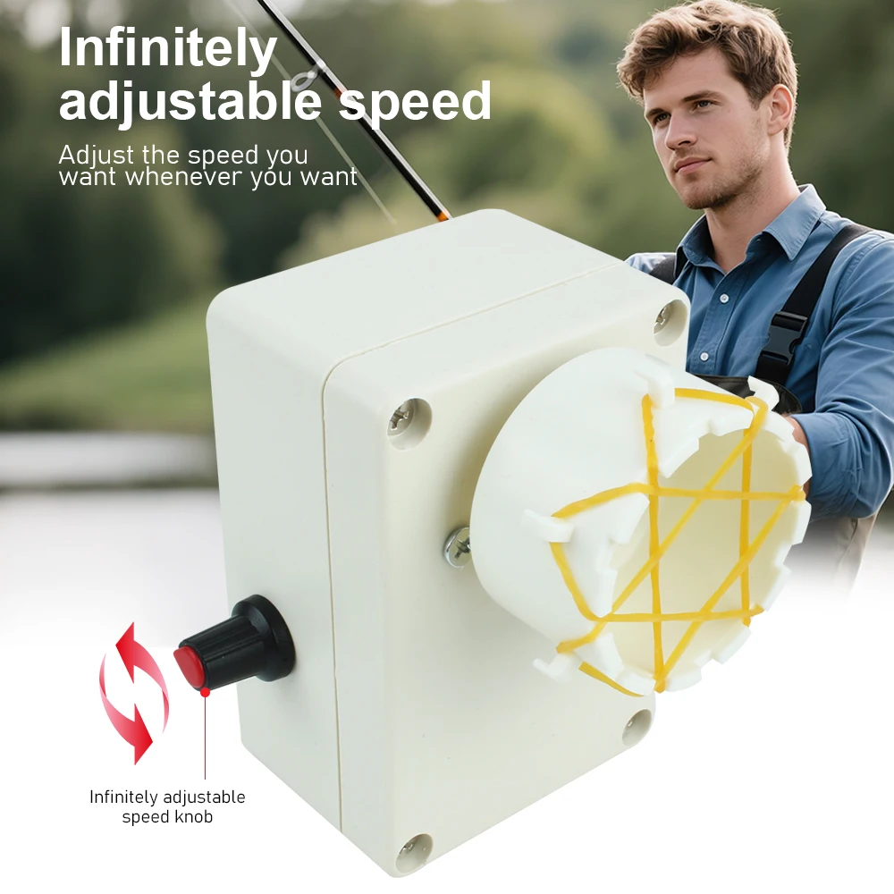 DIY Ayarlanabilir 0-50RPM Tel Sarma Makinesi Olta Sarma Ekipmanları Olta Epoksi Reçine Kaplama Makinesi